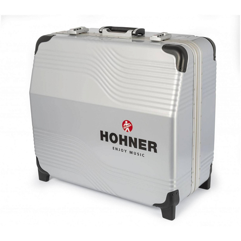 Фото HOHNER MATTIA IV 120 BK gun black - Аккордеон 4/4 Хонер