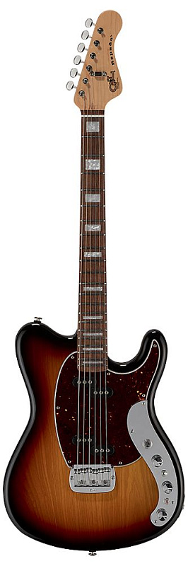 Фото Электрогитара G&L CLF Espada 3-Tone Sunburst CR, с кейсом