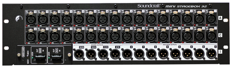 Фото Soundcraft MSB-32 Cat5 Mini Stagebox 32 (3U)