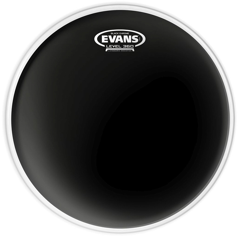 Фото Пластик для барабана Evans TT10CHR Black Chrome