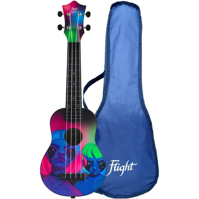 Фото Укулеле сопрано FLIGHT TUS ALYONA SHVETZ TOXIC / Алена Швец Токсик