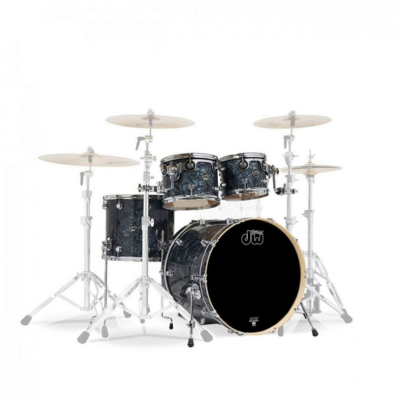 Фото Ударная установка клён DW PERFORMANCE SET 20"-10"-12"-14" без стоек и малого , тёмный перламутр