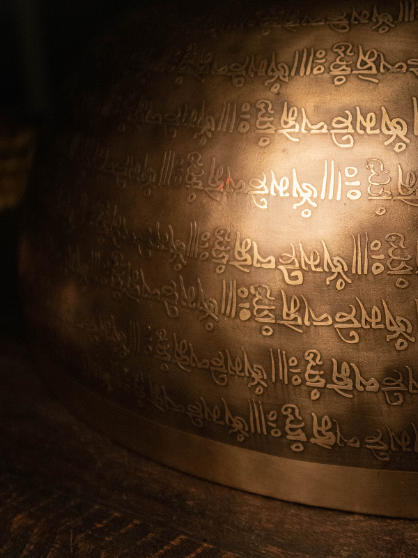 Фото Поющая чаша кованная Ething Carving - SBEC 35 