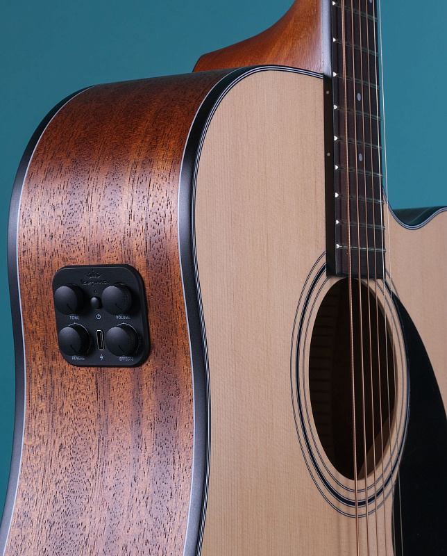 Фото Трансакустическая гитара KEPMA EDCE K10 Natural Matt