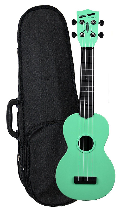 Фото WATERMAN by KALA KA-SWB-GN Seafoam Green, Matte, Soprano Ukulele