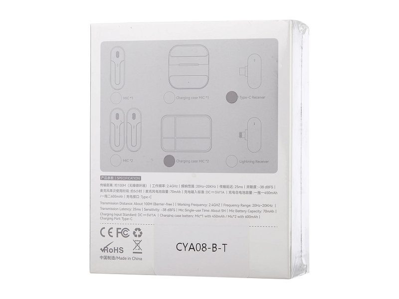 Фото Микрофон беспроводной Simple Fly CYA08-B-T