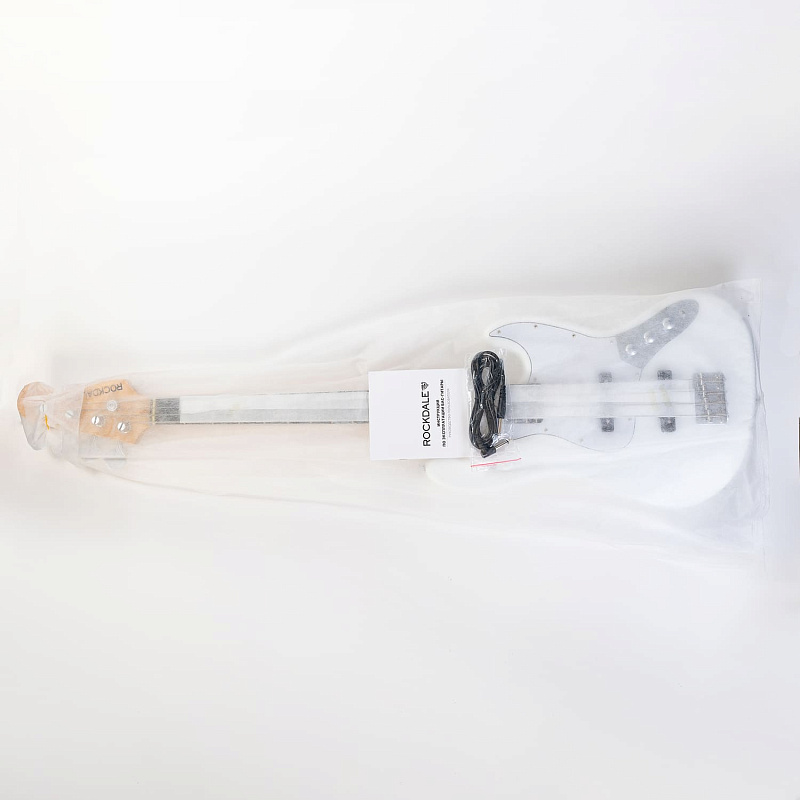 Фото Бас-гитара ROCKDALE Stars JB Bass White