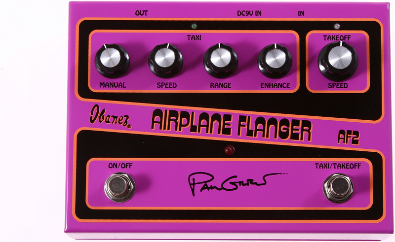 Фото IBANEZ AF2-U PAUL GILBERT FLANGER PEDAL фленджер, именная модель Paul Gilbert