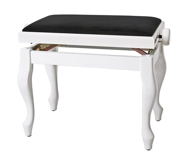 Фото GEWA Piano Bench Deluxe Classic White Highgloss