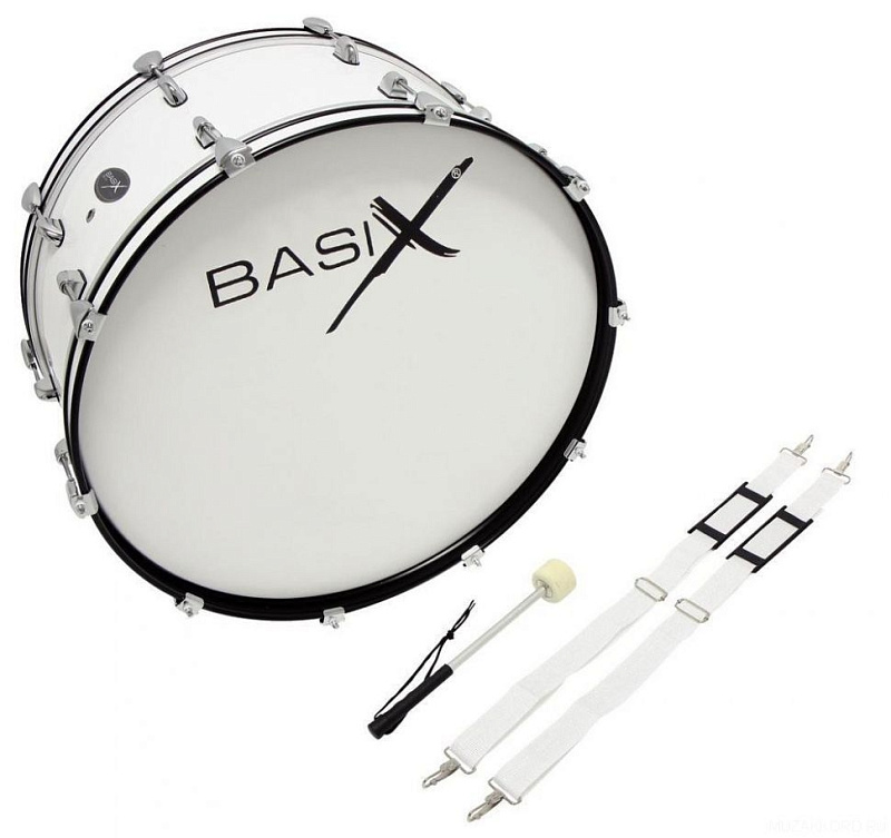 Фото Бас-барабан маршевый BASIX Marching Bass Drum 24х12