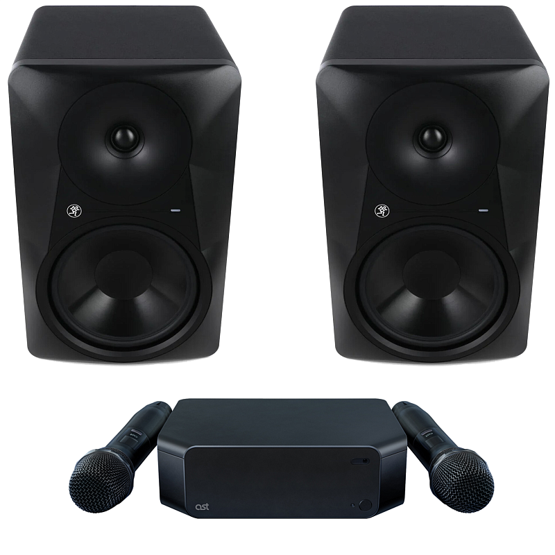 Фото Комплект караоке AST Black Eight Pro