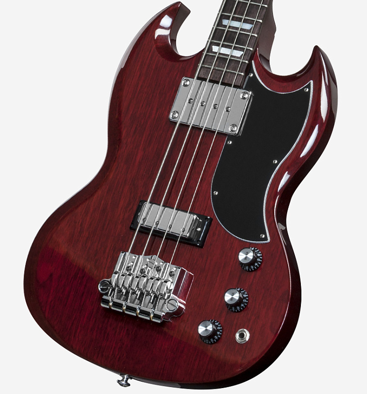 Фото Бас гитара GIBSON USA SG STANDARD BASS 2015 HERITAGE CHERRY