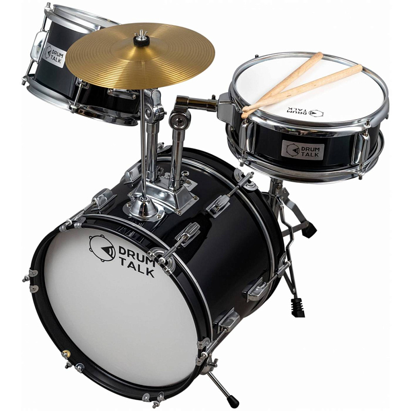 Фото Ударная установка акустическая уменьшенная DRUM TALK DSJ3-36 BK