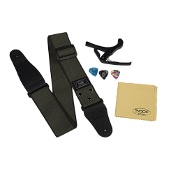 Гитара акустическая SQOE S340-FG-BK Set комплект