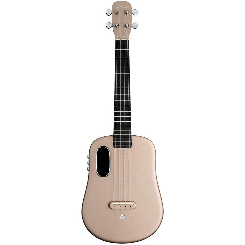 Фото Укулеле трансакустическая Lava ME U 23" FREEBOOST SPARKLE GOLD