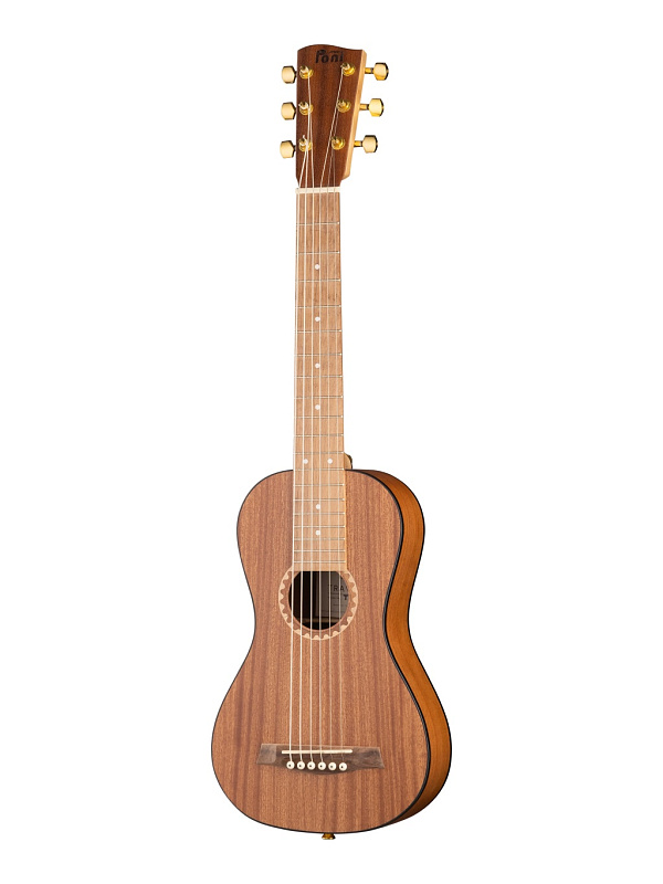 Фото TG1-3 Гитара акустическая, трэвел винтаж, сапеле, Poni