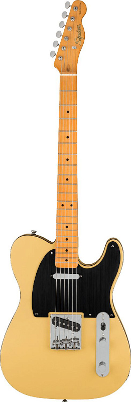 Фото Электрогитара FENDER SQUIER 40th Anniversary Telecaster MN Aged Hardware Satin Vintage Blonde