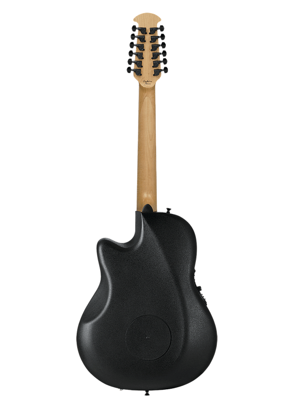 Фото 12-струнная электроакустическая гитара OVATION 2058TX-5 Elite T Deep Contour Cutaway Black Textured