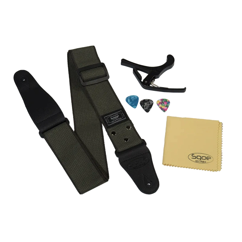 Фото Электрогитара SQOE Sest210 WH Set, комплект