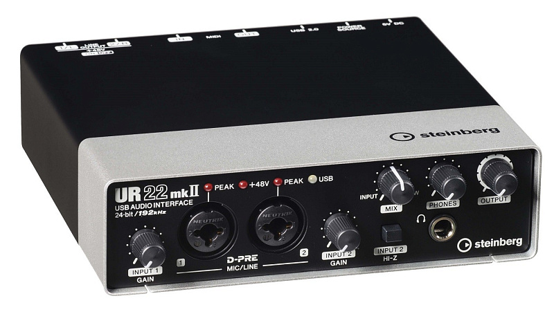 Фото Steinberg UR22 MKII USB аудио интерфейс
