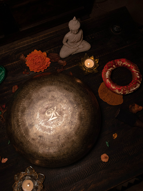 Фото Поющая чаша кованная Ething Carving - SBEC 35 