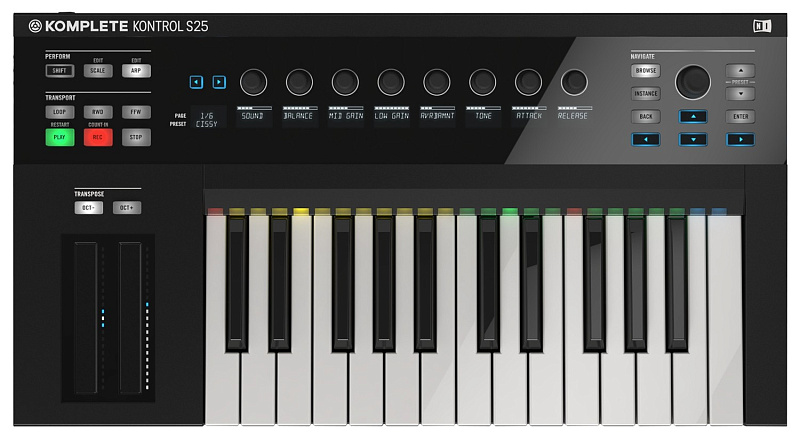 Фото Midi клавиатура Native Instruments Komplete Kontrol S25