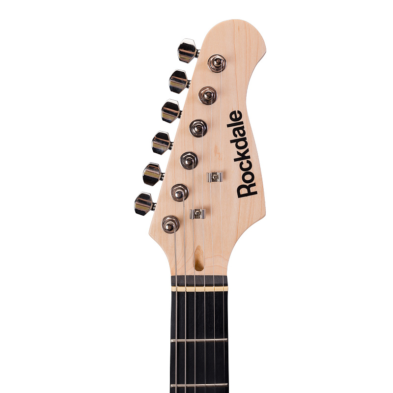 Фото Электрогитара ROCKDALE Stars HSS BK
