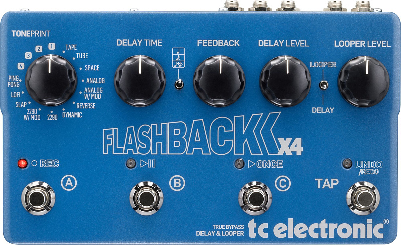 Фото Гитарная педаль TC ELECTRONIC FLASHBACK X4 DELAY & LOOPER